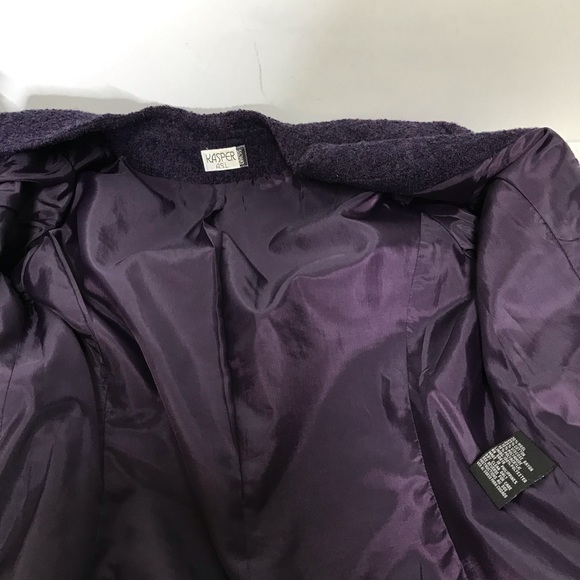 Kasper Women’s Wool Blend Zip Up Jacket - Picture 4 of 5